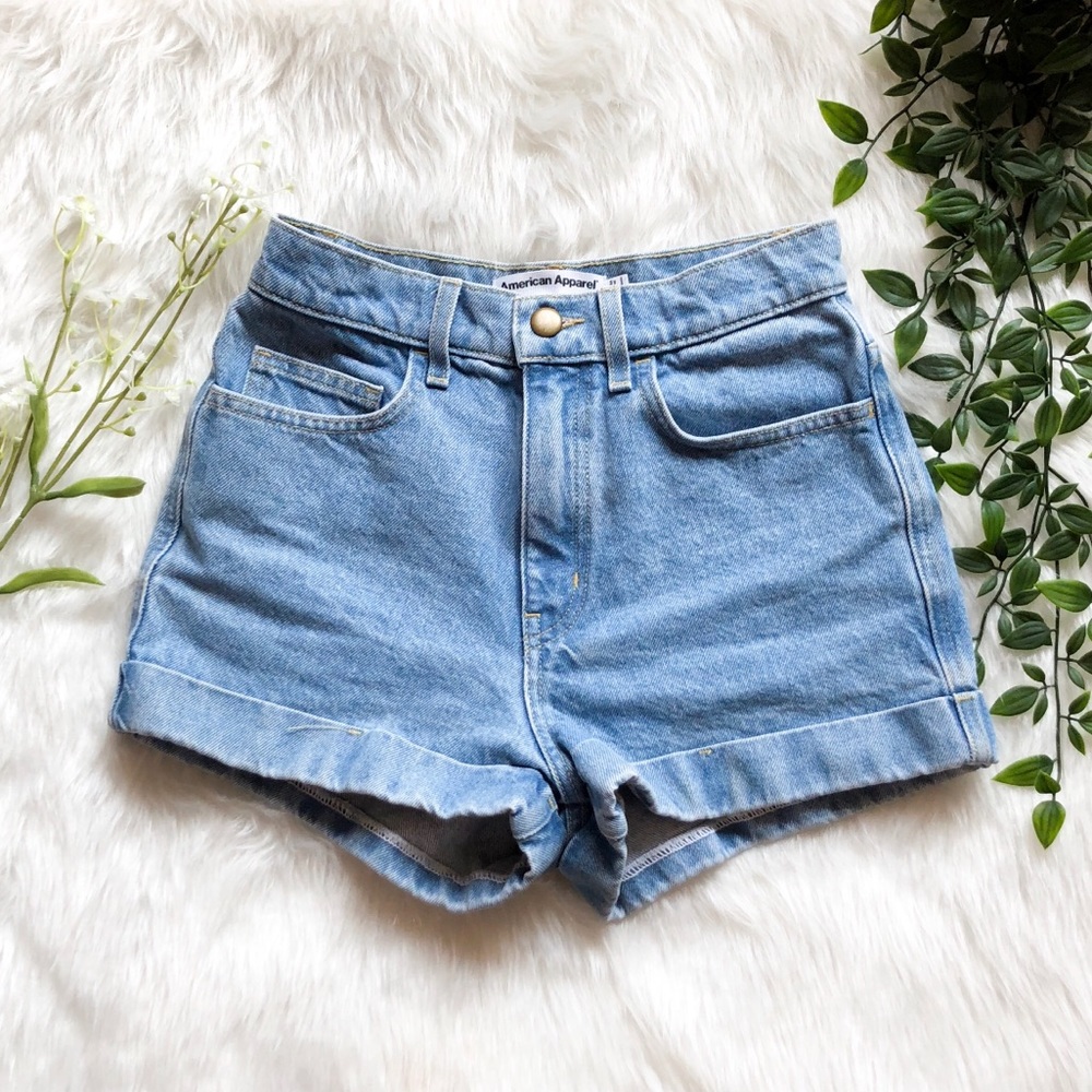 American Apparel High Waisted Shorts
